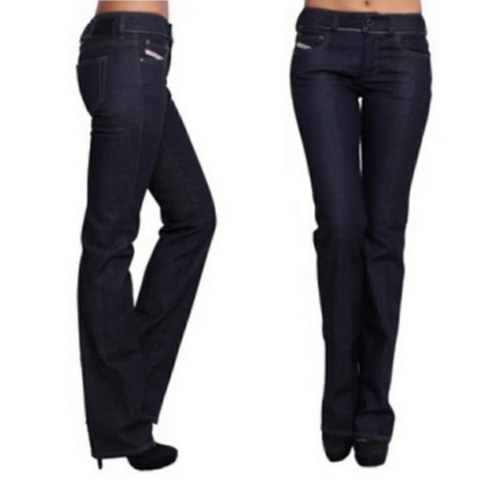 Diesel Jeans Ronhary 008AA Dark Blue Bootcut Denim Size 28.